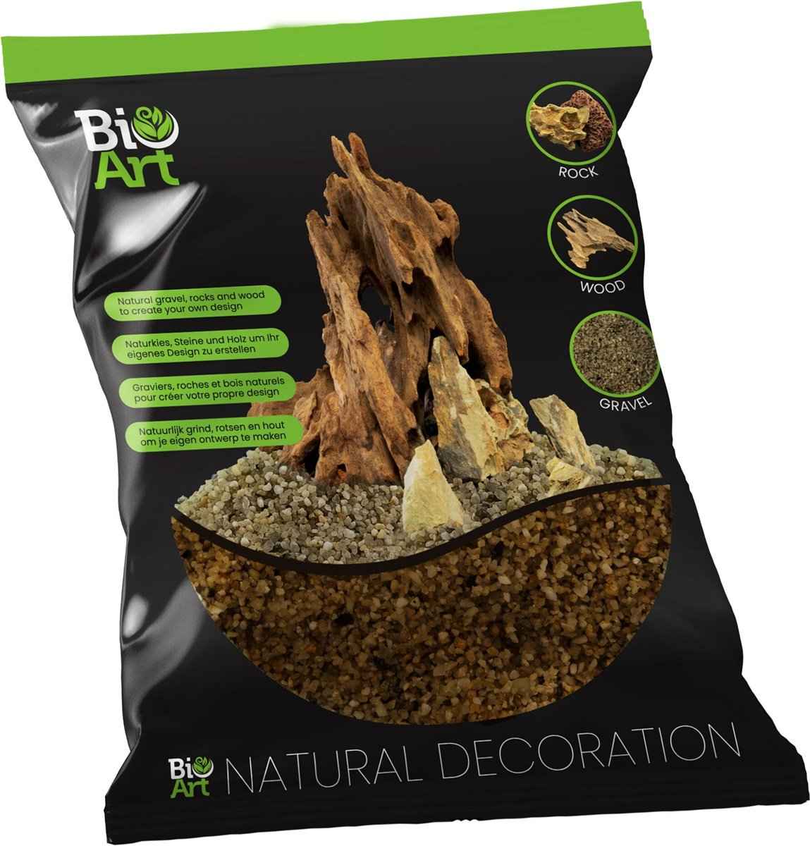 BioArt Gravel Brown 800 gram