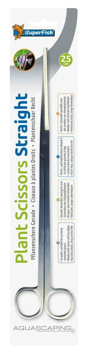 SSuperFish Stainless Steel Plant Scissors 25 cm Straight