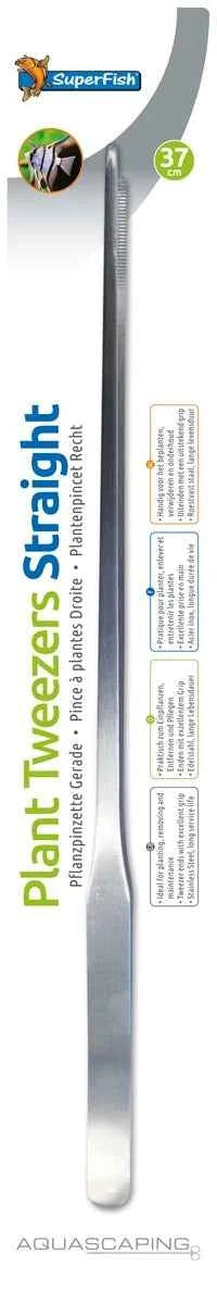 SuperFish Stainless Steel Plant Tweezers 37 cm Straight
